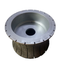 roue abrasive en marbre diamantée électrolytique